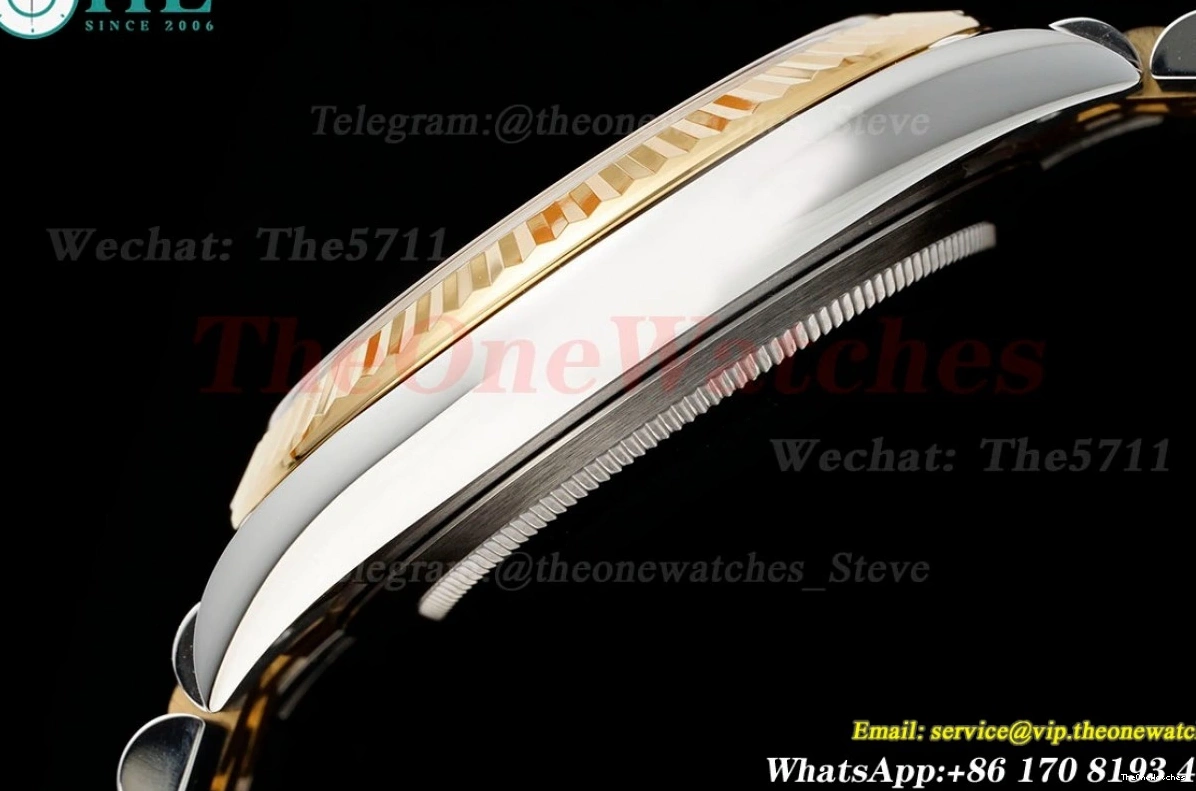 Datejust Jub 126333 YG Textured SH3235 Gold SS 41mm Dial Clean 0208